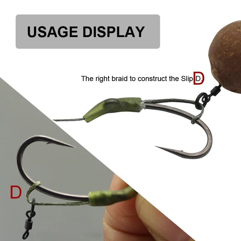 Ligne D-rig carp fishing 20m braid uncoated pour montages hair rig en pêche à la carpe