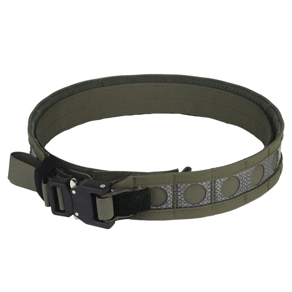 Ceinture tactique légère Ferro Style Bison avec boucle rapide pour pêche et chasse
