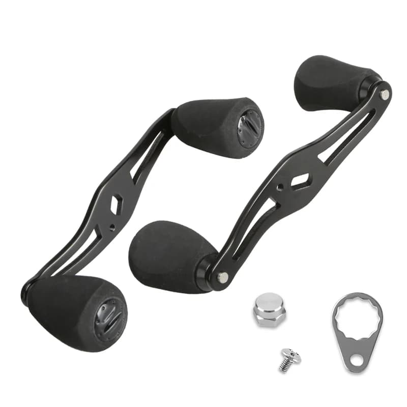 Manette Remplacement Moulinet Baitcasting Poignée EVA Knob Rocker Drum Pêche DIY Accessoire