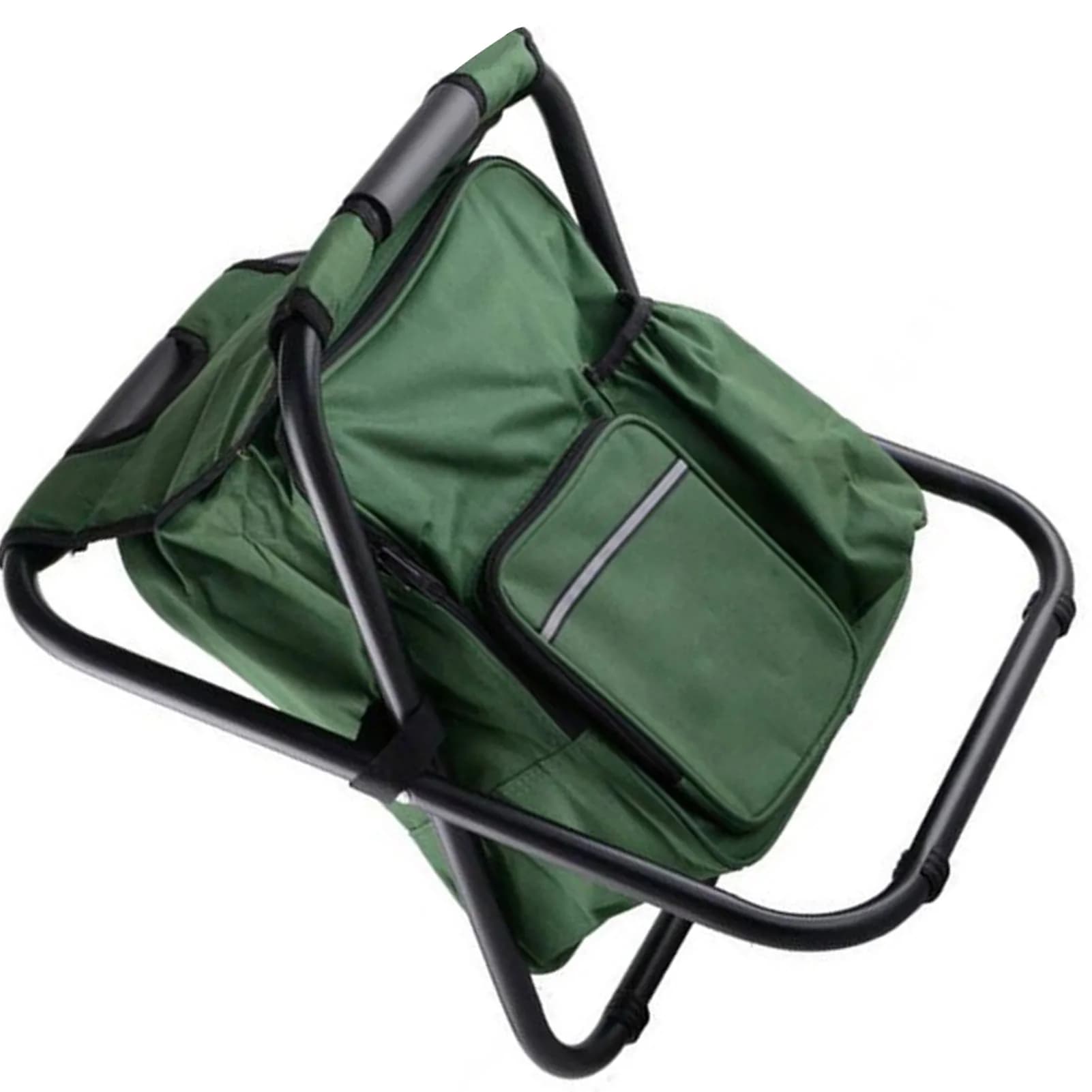 Chaise sac à dos glacière pliante grande capacité pêche randonnée plage camping siège portable