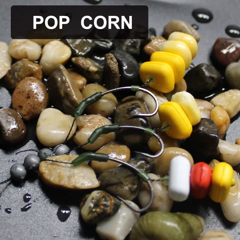 15 bouillettes pop-up pour carpe - appâts flottants zig rig avec table de roulage incluse