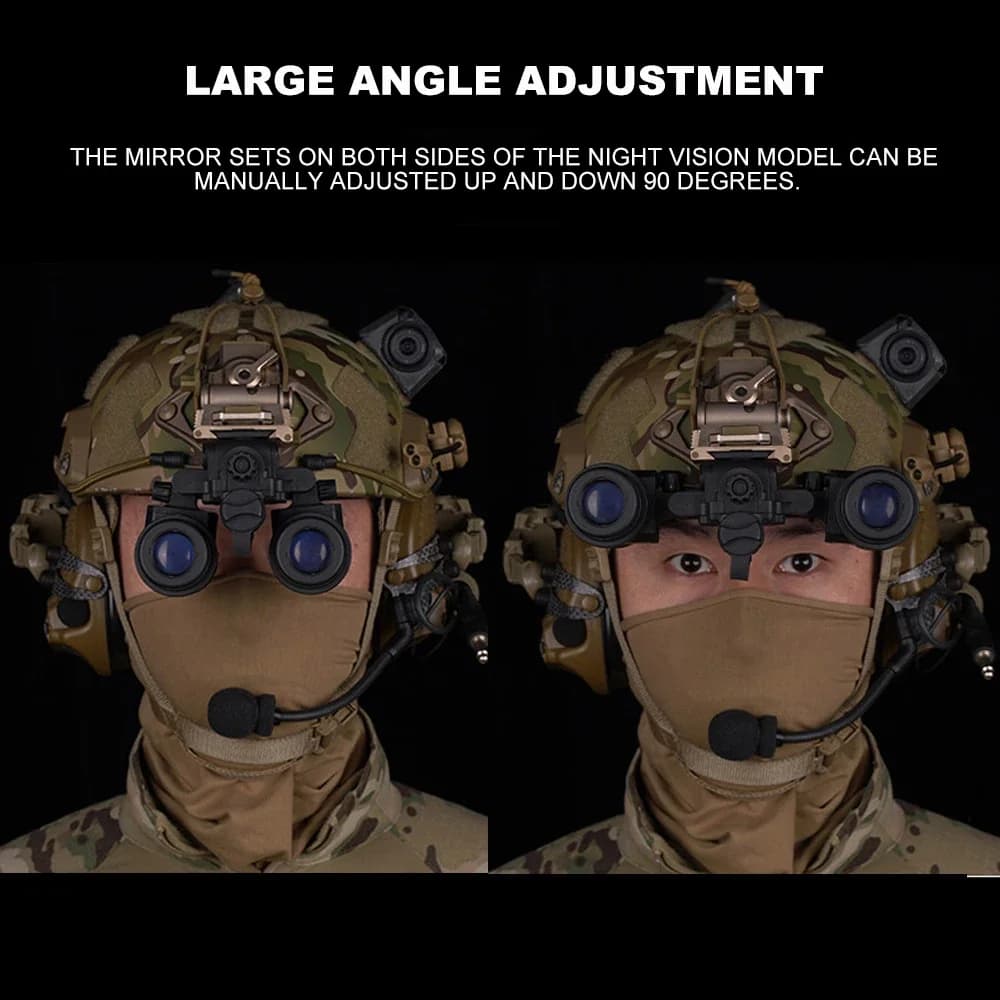 Simulateur jumelles vision nocturne AN/PVS31 pêche - Réplique réaliste sans fonction