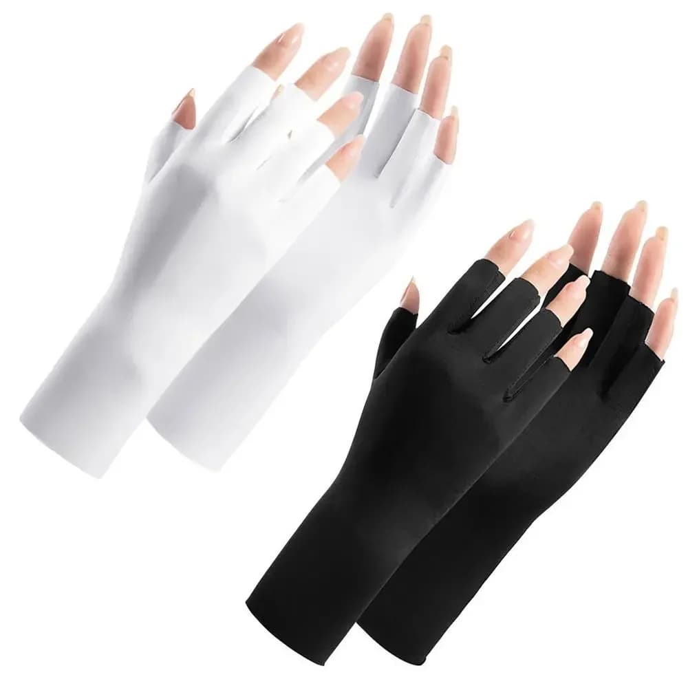 Gants protection UV manucure - Protection mains lampe LED gel vernis ongles