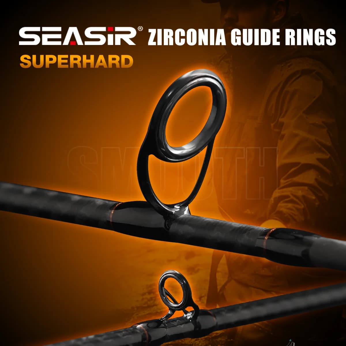 Canne SEASIR Cast X carbone 1.83M-2.1M pour leurres 7-25G avec moulinet à frein super drag 9KG