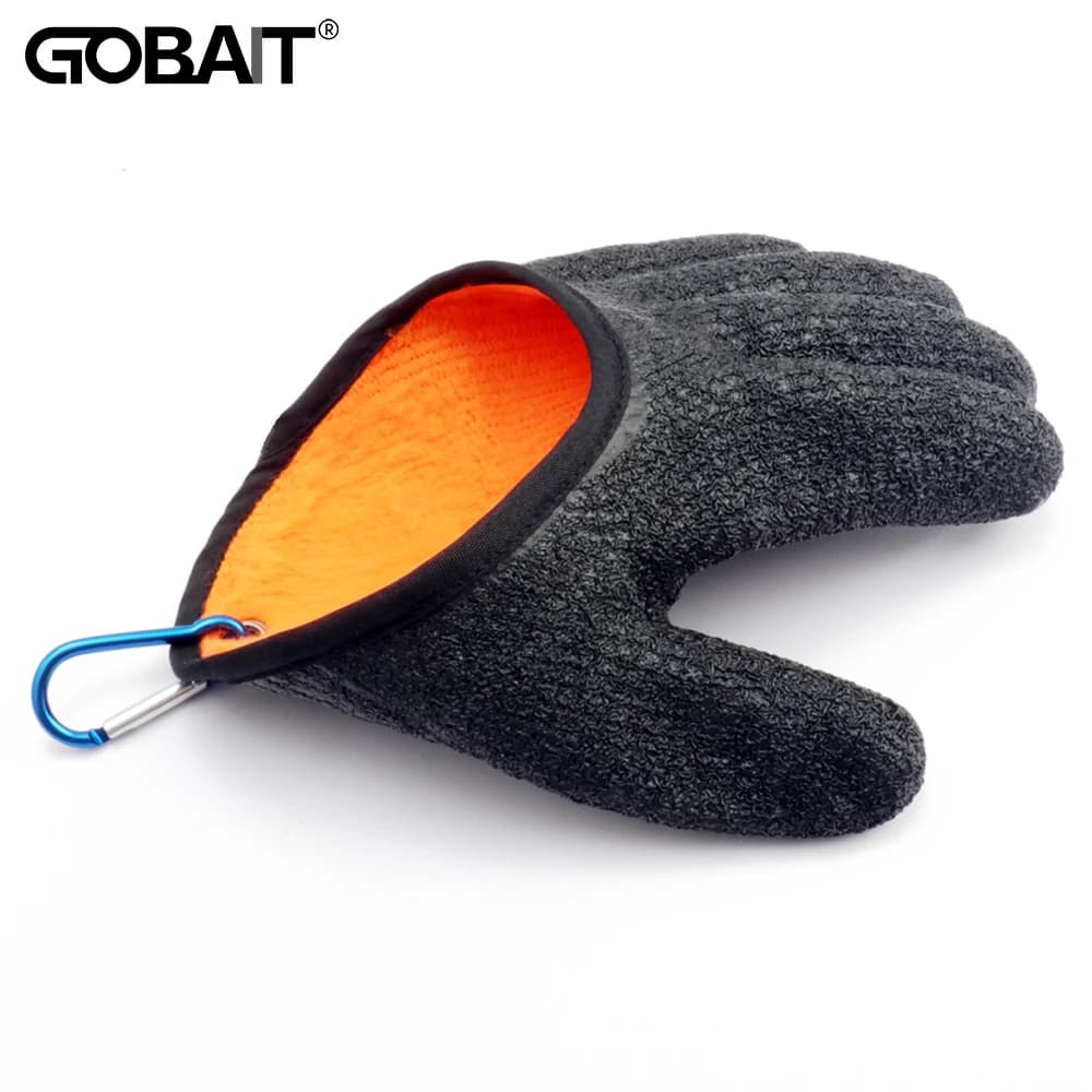 Gants de pêche pleine main étanches anti-dérapants anti-coupures durables pour capture carpe protection mains