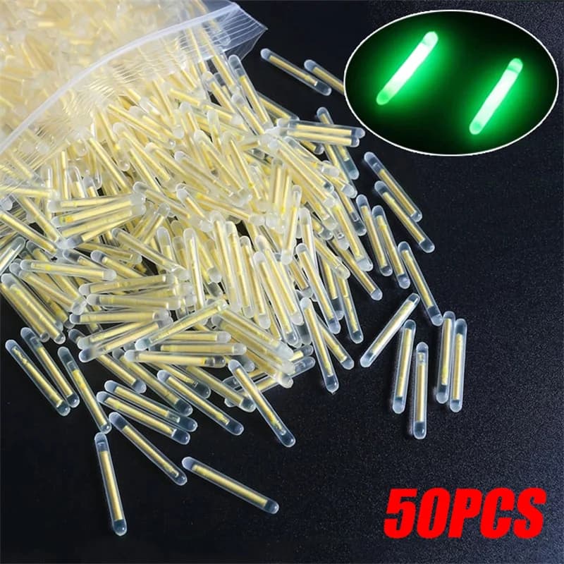 Bâtons lumineux de pêche nocturne 2.2-4.5mm - Flotteurs fluorescents lumineux pour pêche de nuit