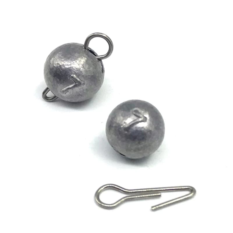 Lot de 50 plombs tête de jig Cheburashka 3g à 14g pour pêche aux leurres souples