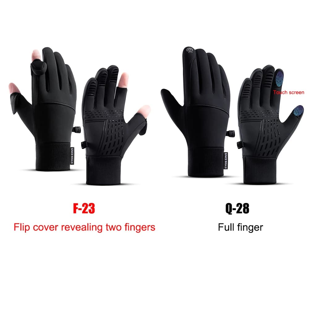 Gants chauffants hiver homme femme pêche vélo ski écran tactile imperméables sport extérieur