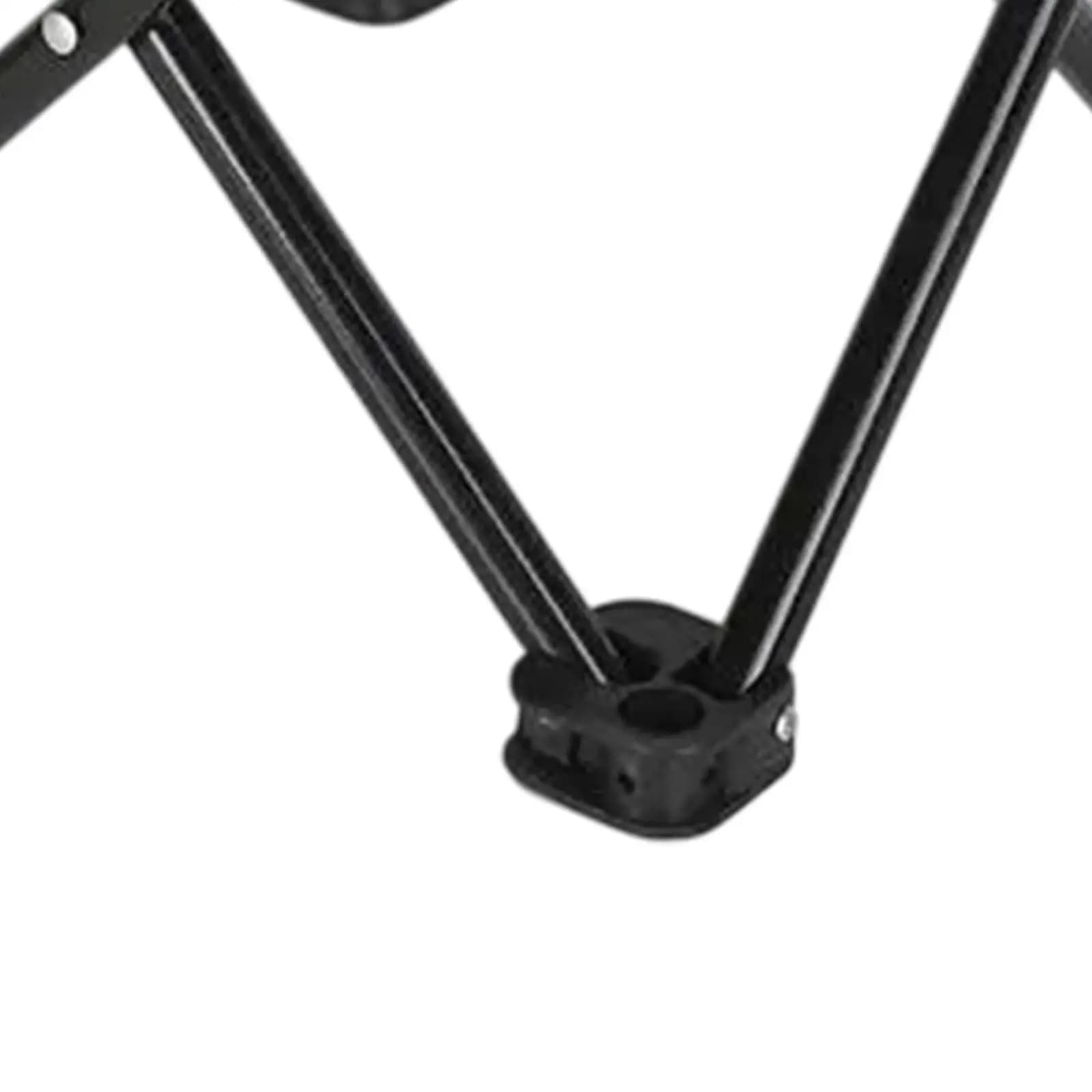 Tabouret de camping pliant avec repose-pieds et sac de transport pour pêche et randonnée