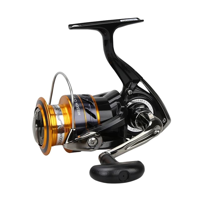 Moulinet de pêche DAIWA MISSION CS 2000 à 4000 bobine aluminium usiné puissance 2-6kg 3+1 roulements