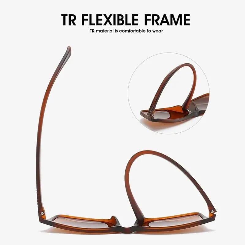 Lunettes de soleil luxe homme TR90 ultra-légères pour pêche sportive - Conduite polarisées