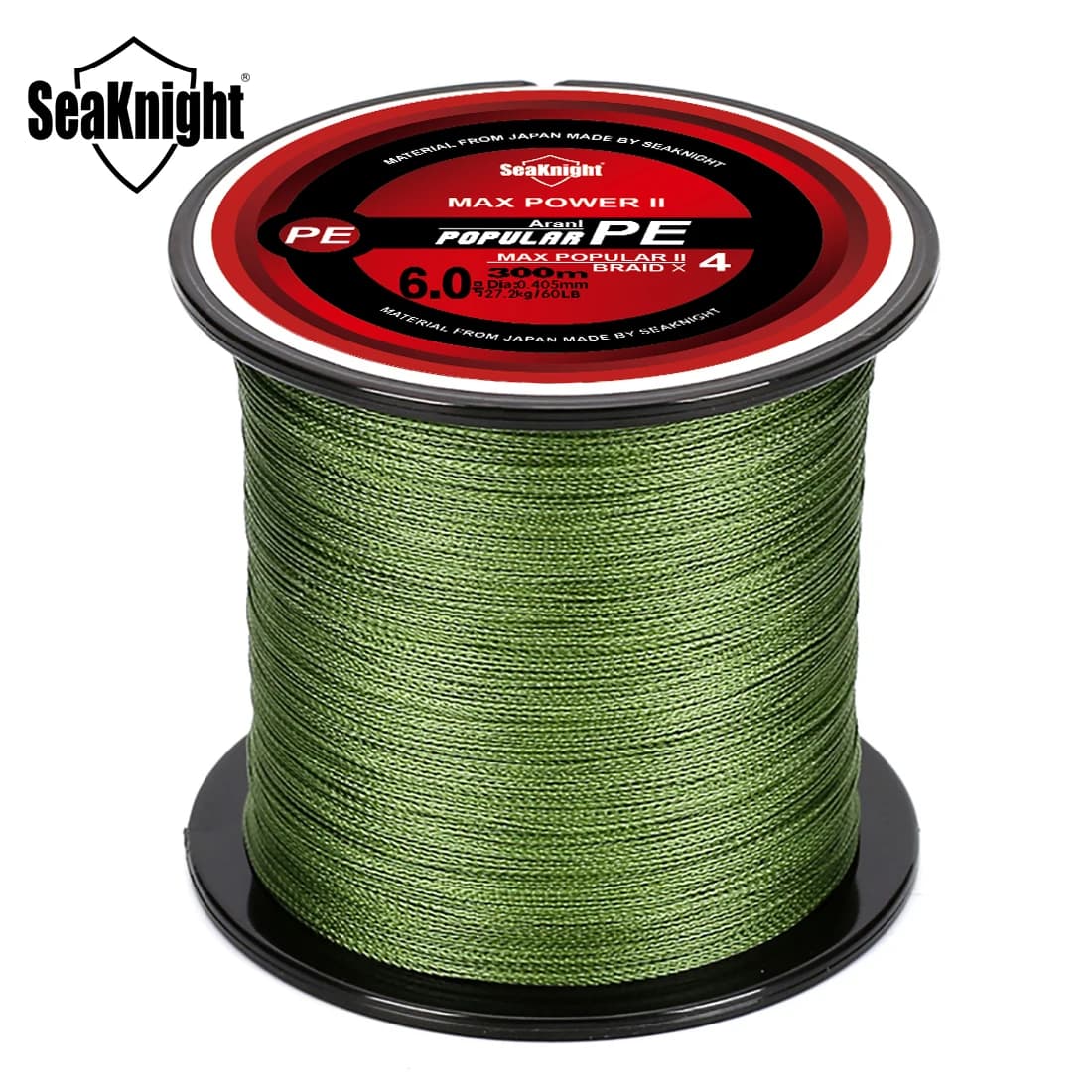 SeaKnight 4 brins fil pêche tressé PE 8-100LB 300-1000M - Ligne mer eau douce haute résistance