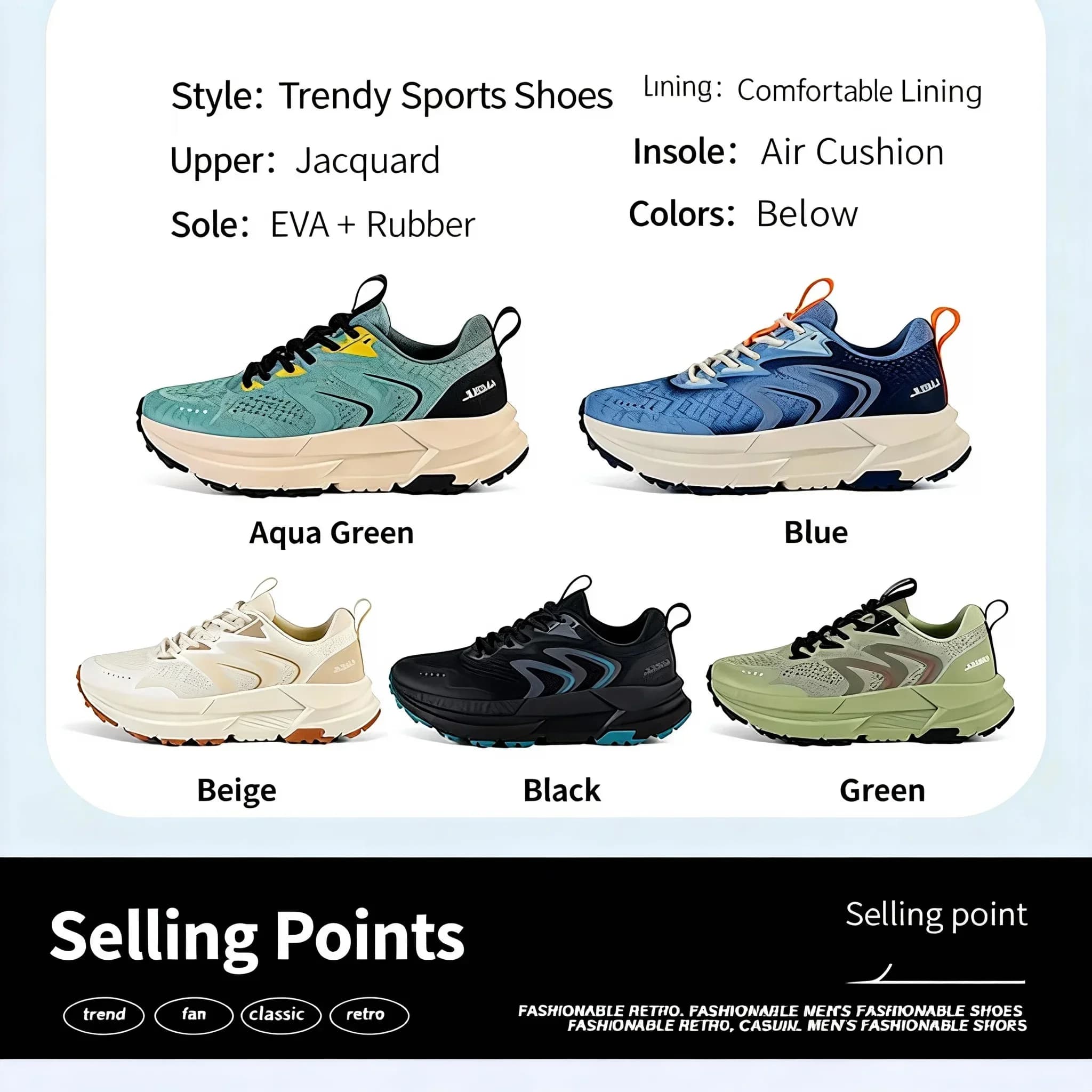 Chaussures de course pêche Glycerin Max antidérapantes, amortissantes pour pêche active et déplacements rapides