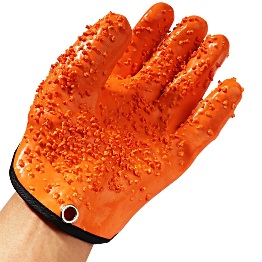 Gants de pêche anti-dérapants imperméables - Protection complète mains pour capture poissons durable