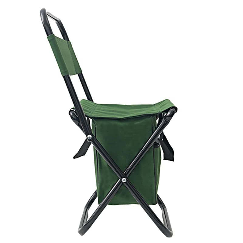 Fauteuil pêche pliant 2 en 1 avec sac glacière intégré - Siège portable léger pour camping et extérieur