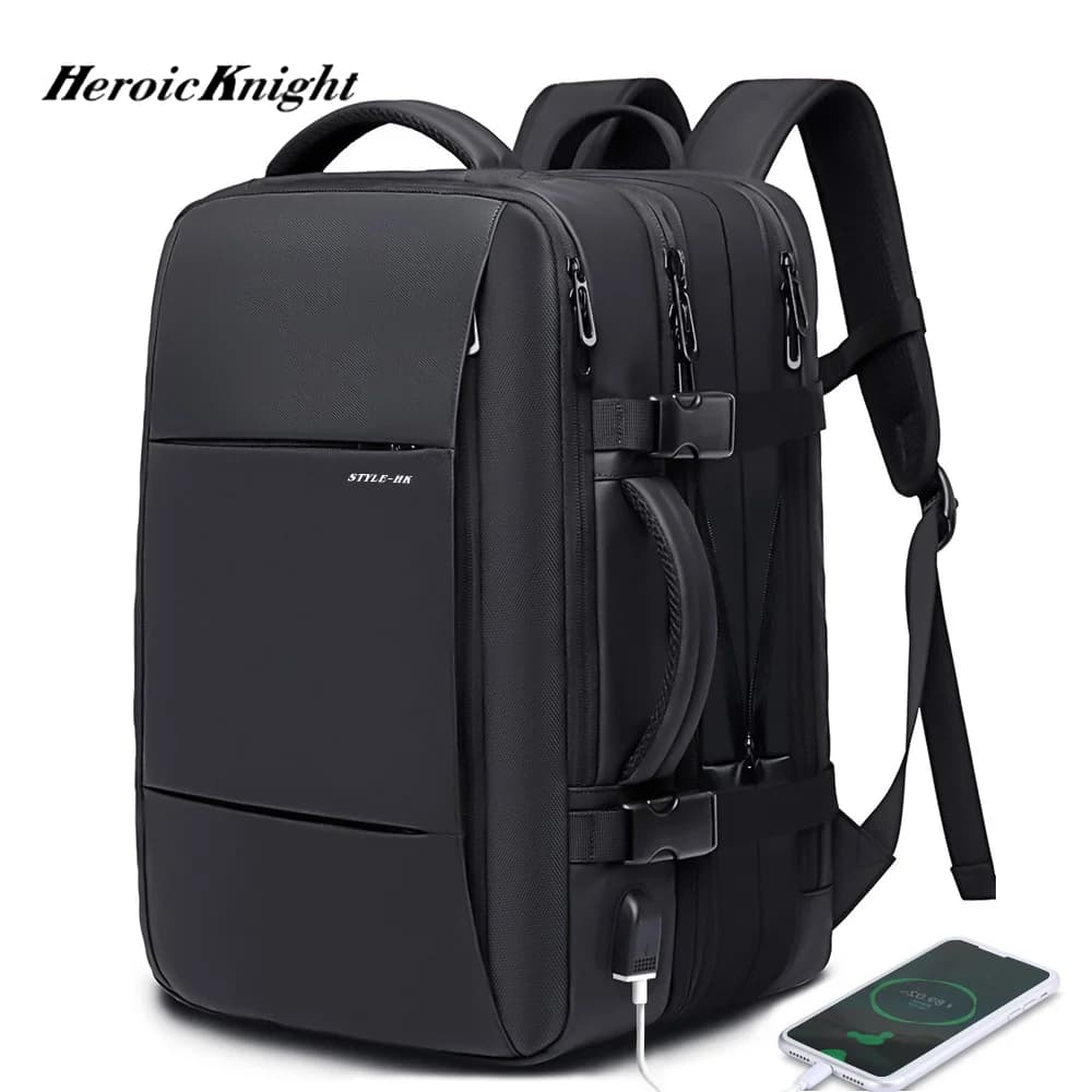 Sac à dos voyage chevalier héroïque - Business, école, extensible avec port USB et étanche