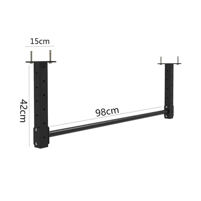 Barre de traction murale ajustable pour maison - Exercice bras et dos - Installation facile en 1 pièce