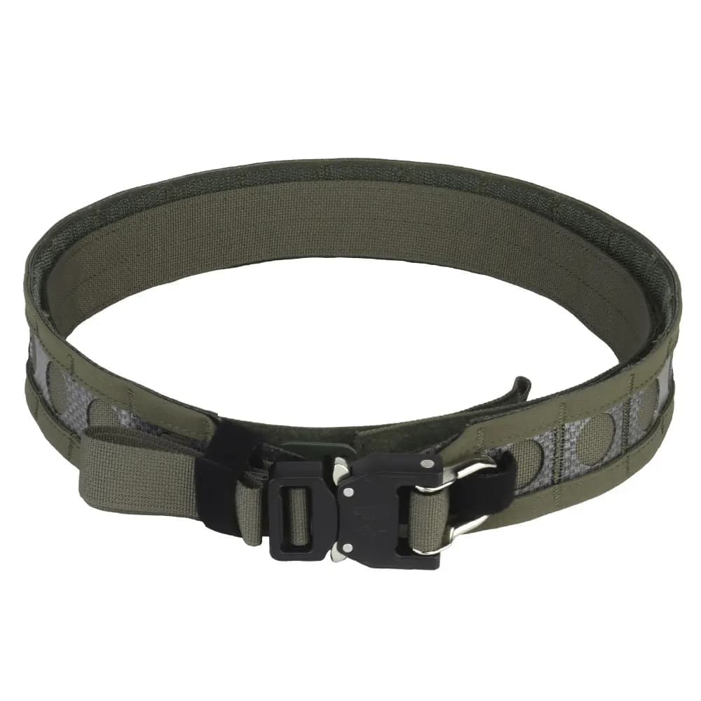 Ceinture tactique légère Ferro Style Bison avec boucle rapide pour pêche et chasse