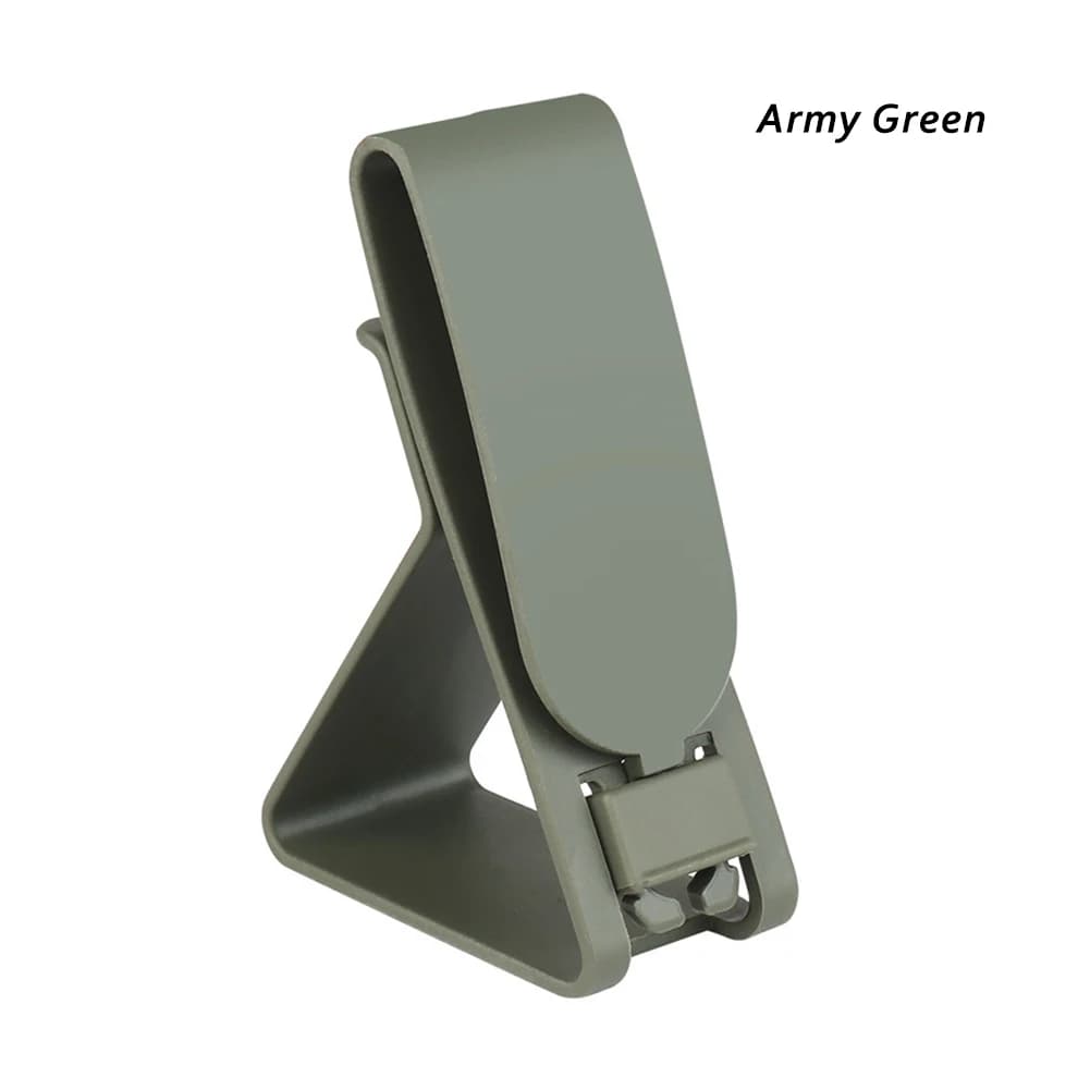 Clip accroche casque tactique pêche - Attache rapide molle pour protecteurs auditifs