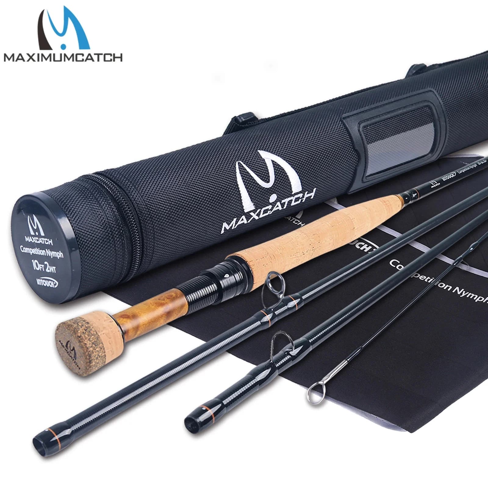 Canne compétition nymphage Maxcatch 10'0''/10'6'' 2/3WT pour pêche technique européenne