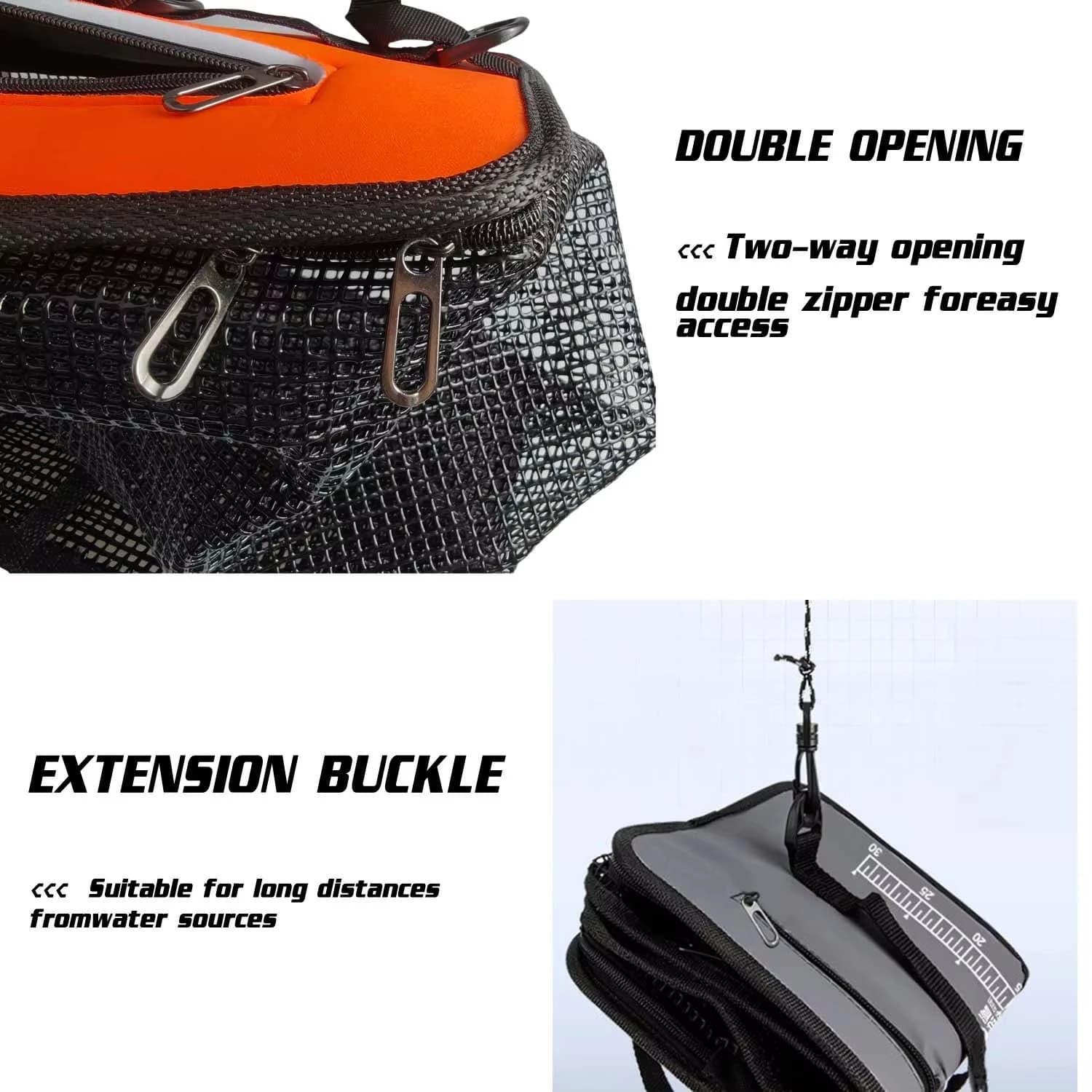 Panier de pêche flottant pliable, filet cage portable pour rangement matériel et poissons vivants