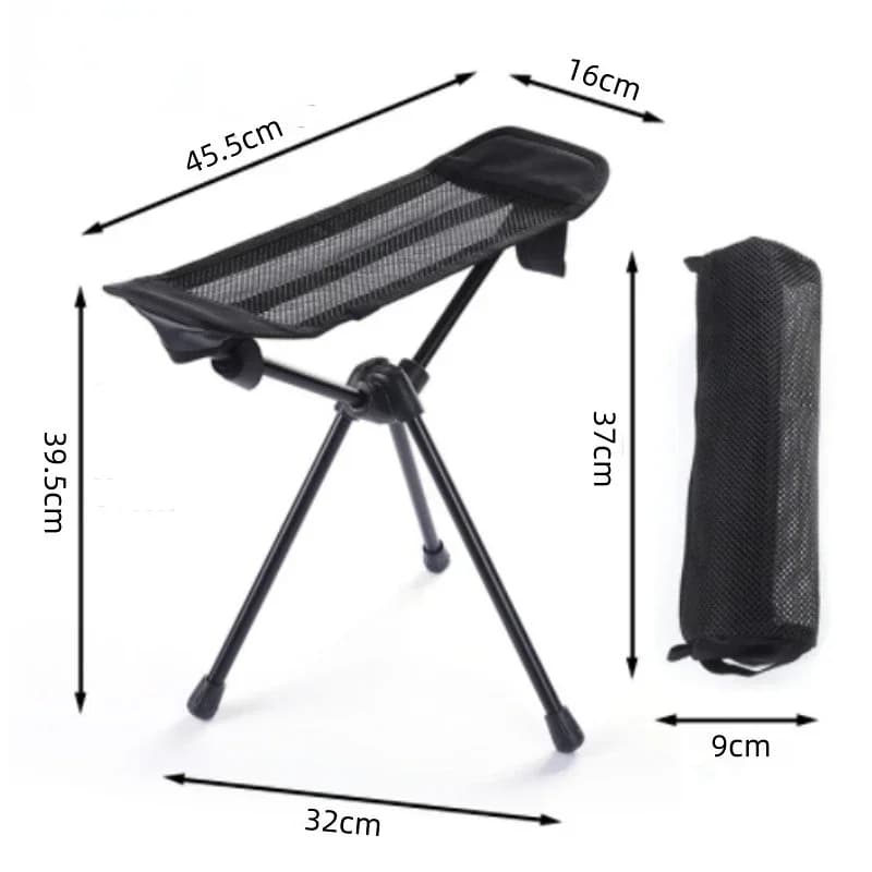 Tabouret triangulaire pliant ultraléger pour pêche et camping - Chaise portable multifonction