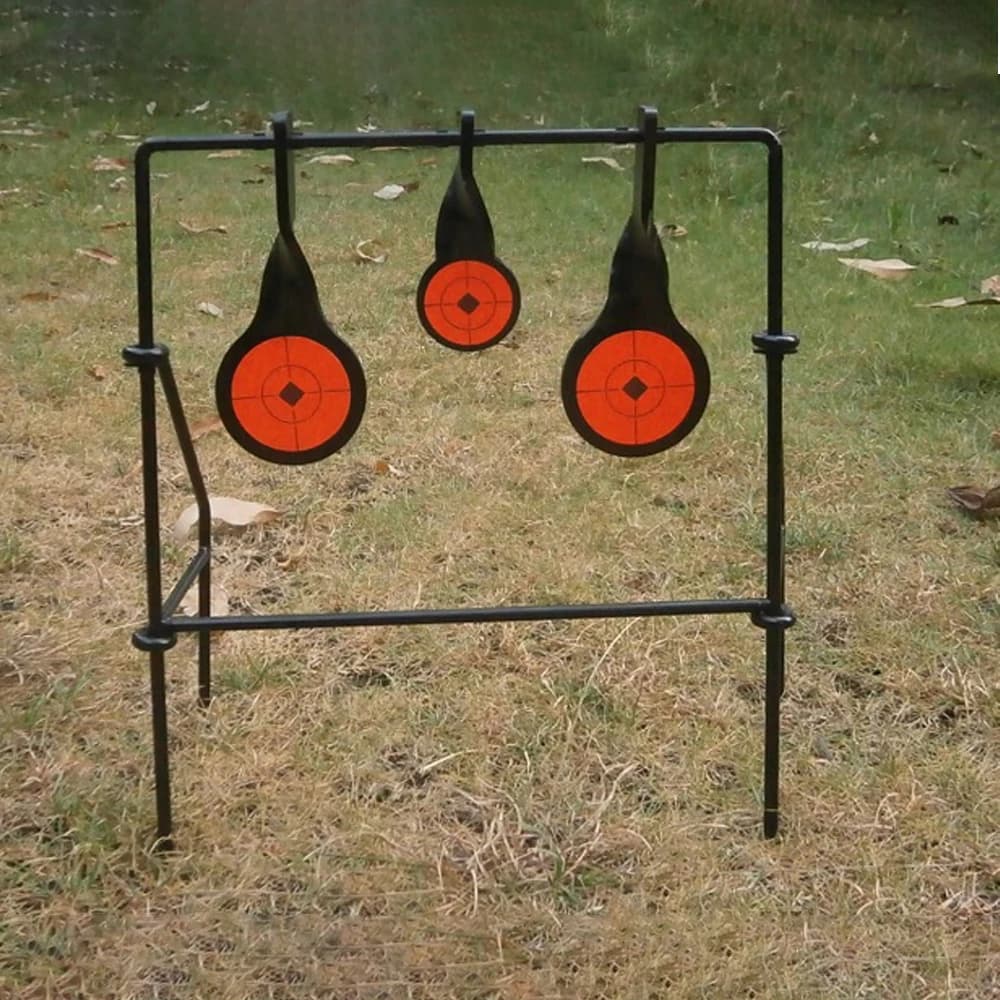 Cible plinking avec support arrière pour entraînement tir pêche - Stabilité et précision