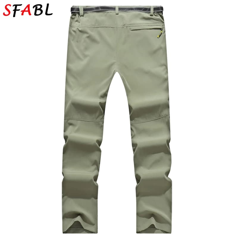 Pantalon pêche homme 5XL été séchage rapide randonnée stretch imperméable tactique poches zippées