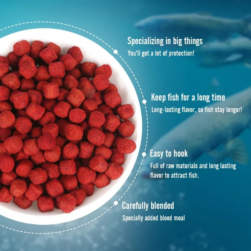 Appât granulé humide concentré protéiné pour pêche - attractant universel odeur poisson