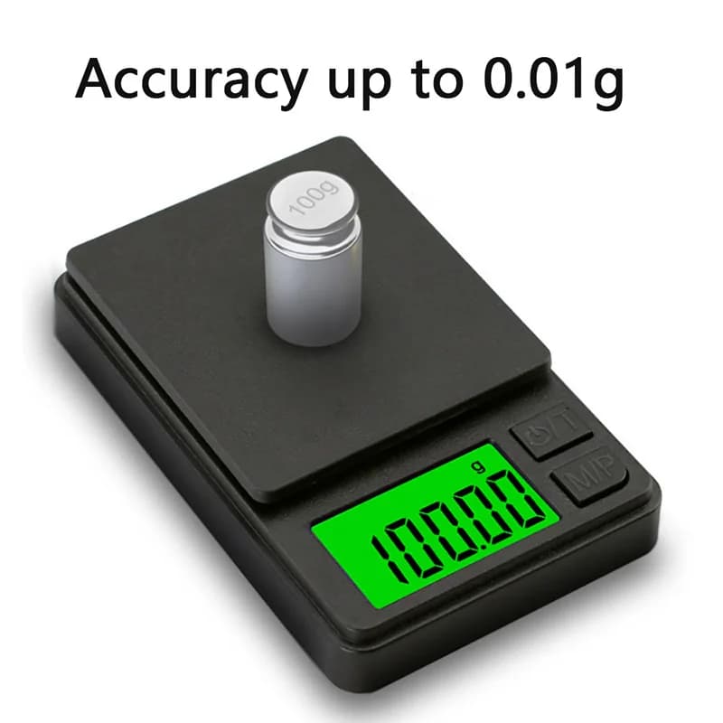 Balance électronique portable 0.01g-500g haute précision pour bijoux cuisine pêche