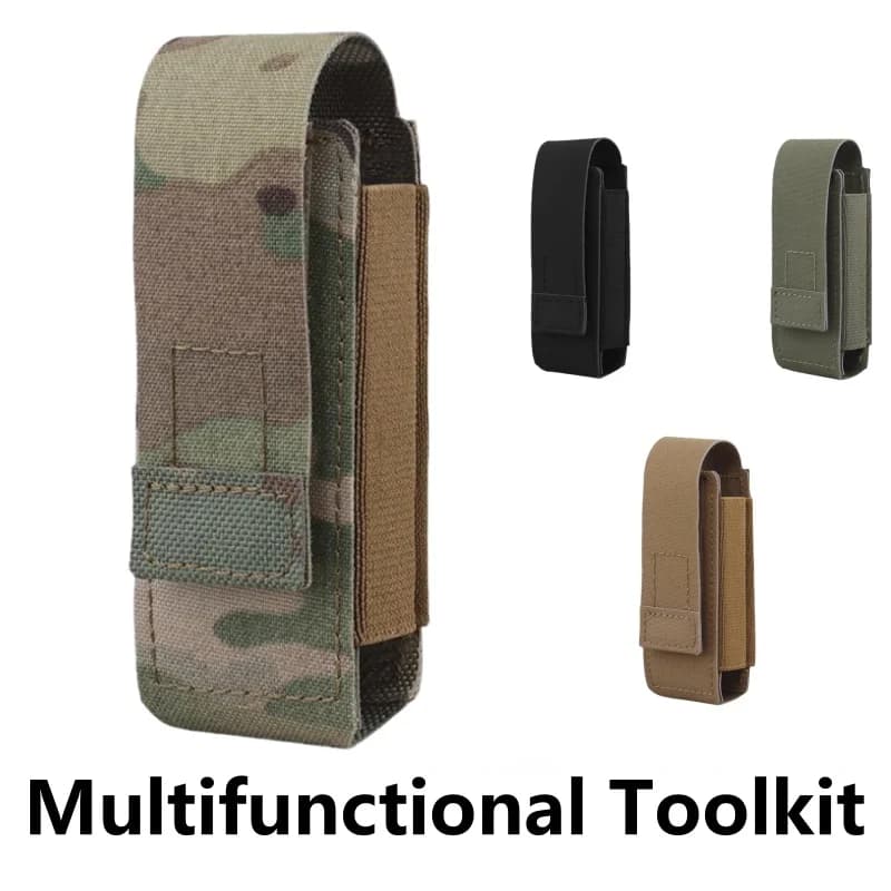 Kit d'organisation MOLLE léger pour pêche - Rangement camouflage, outils multifonctions équipement