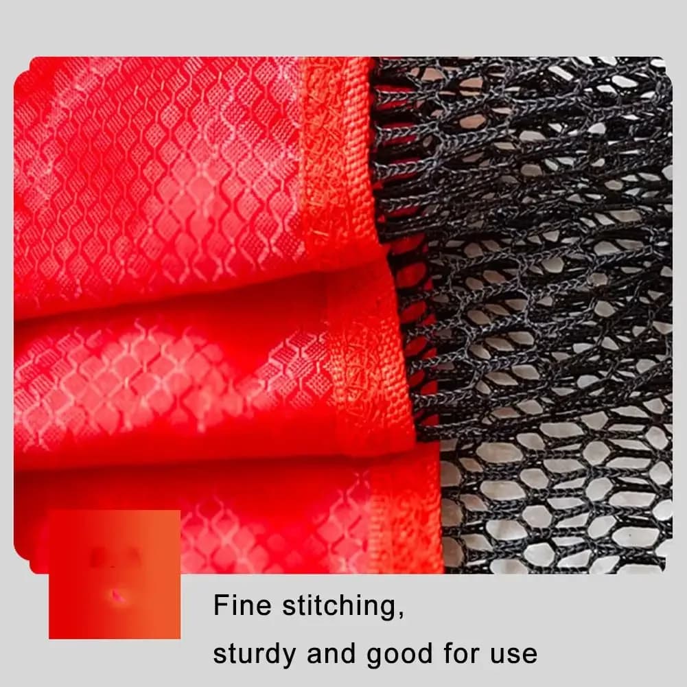 Filet de pêche pliable en nylon avec flotteurs, piège à branchies et mailles renforcées pour la