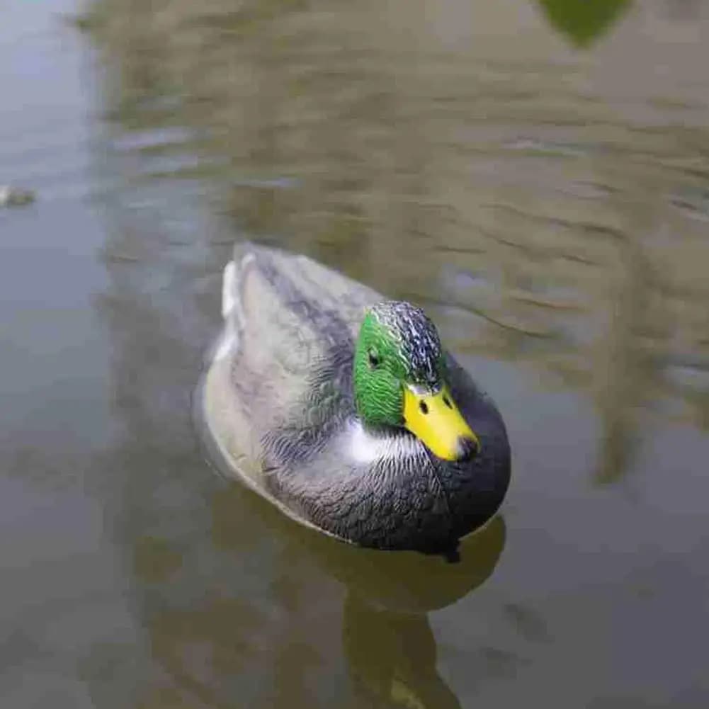 Leurre canard flottant 3D pour chasse et décoration lac - Style pêche et design réaliste