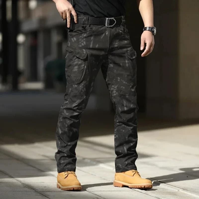 Pantalon cargo tactique 2025 classique homme - Randonnée pêche trekking militaire multi-poches jogger