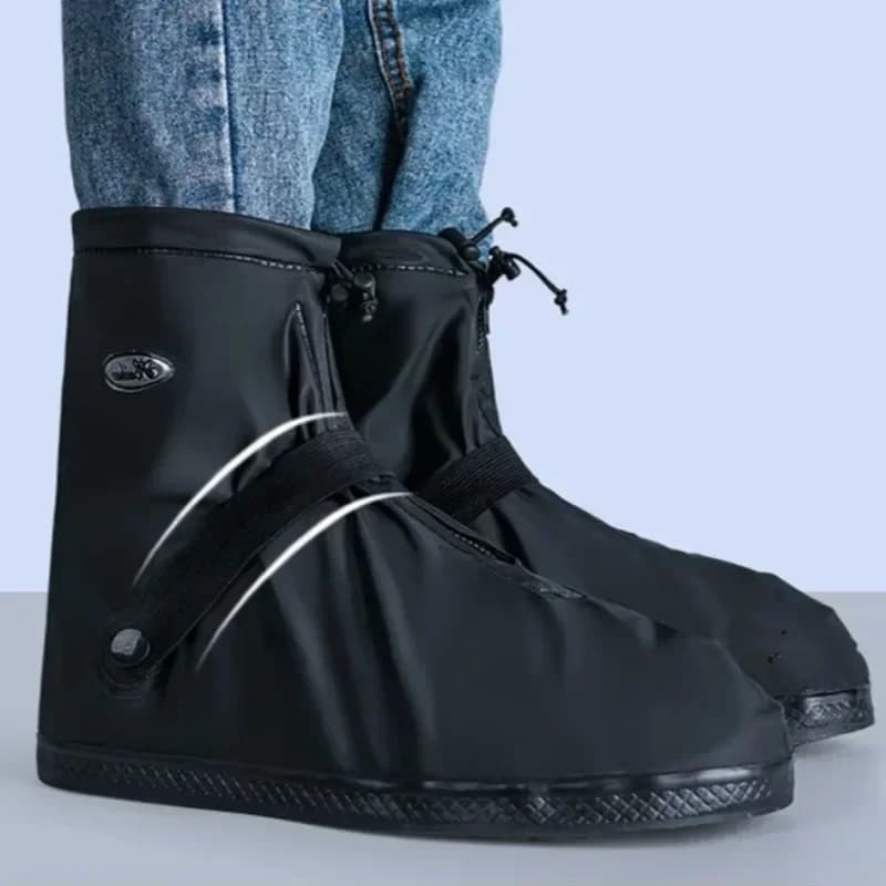 Bottes de pêche imperméables pour hommes 2025 - Bottes caoutchouc hautes sans lacets résistantes