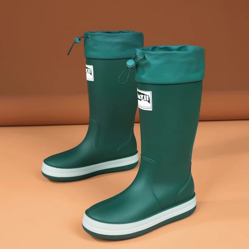 Bottes pluie hautes homme automne hiver étanches antidérapantes jardin travail outdoor chaussures aquatiques