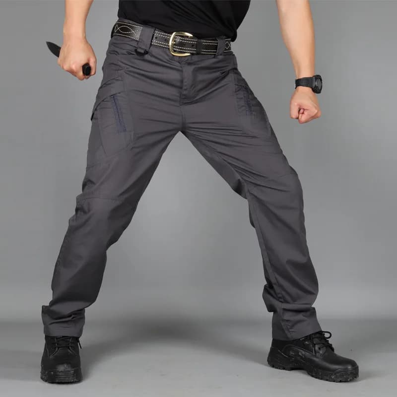 Pantalon cargo tactique SWAT 2024 pour hommes - Imperméable camouflage - Multi-poches pêche travail