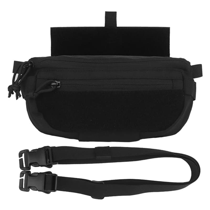 Sac abdominal rapide détachable pour pêche en kayak et équipement de pêcheur nomade