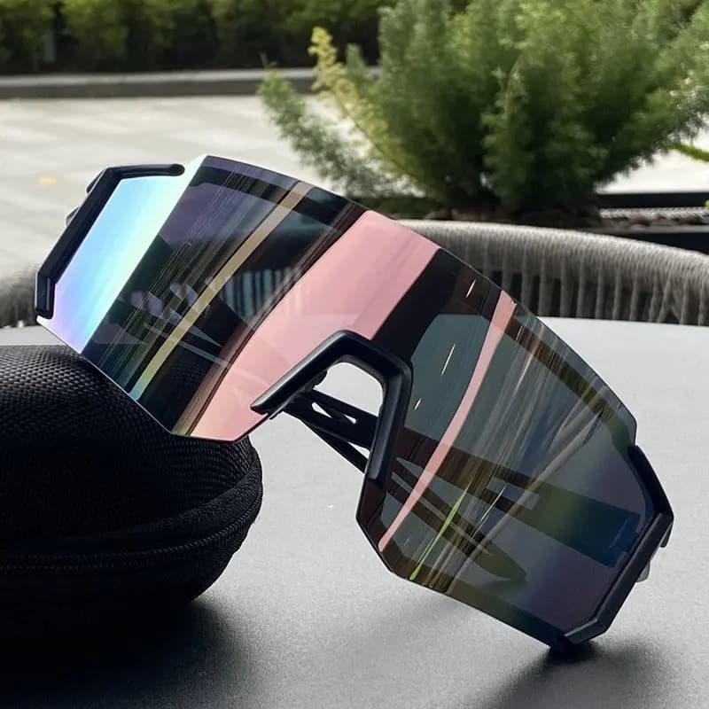 Lunettes de pêche montagne UV400 homme femme - Sport outdoor, ski, cyclisme avec protection anti-vent optimale