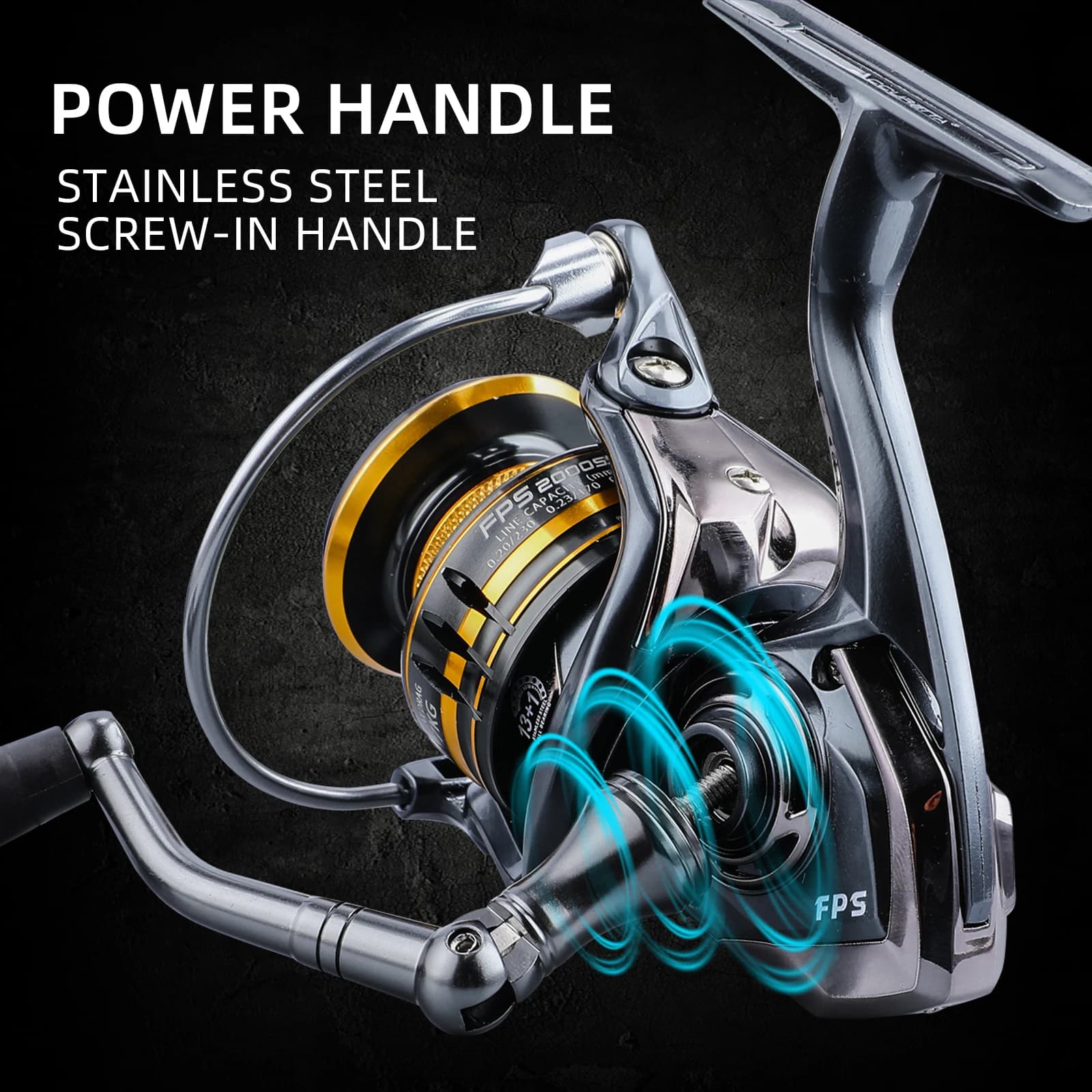 BEARKING brand New arrival Saltwater Fishing Reel Spinning 1000-6000 9+1BB 5.2:1