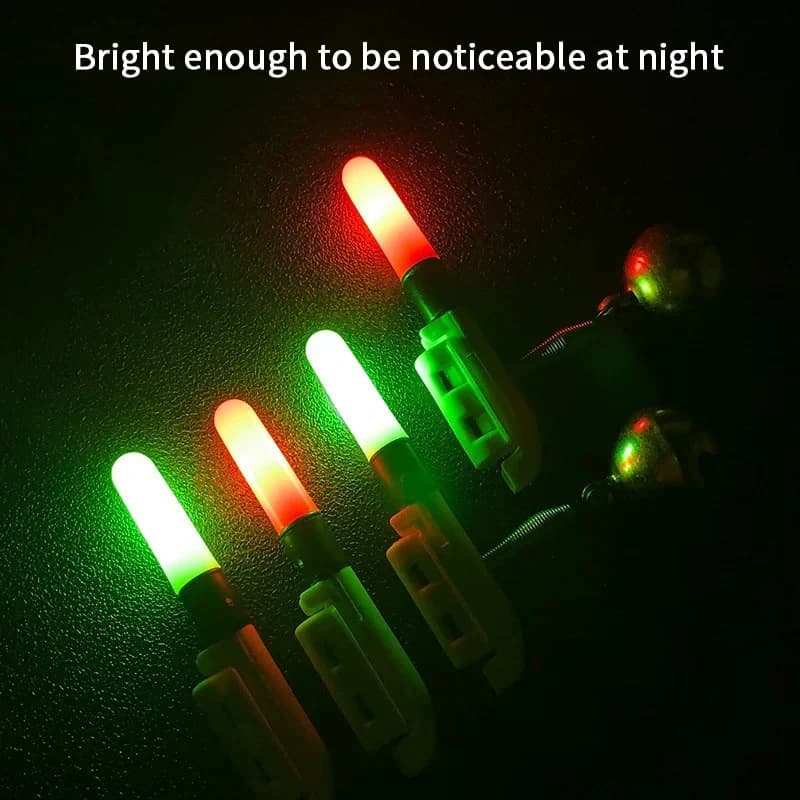 Bâton lumineux électronique rechargeable USB avec cloche et flotteur lumineux - Alarme de touches