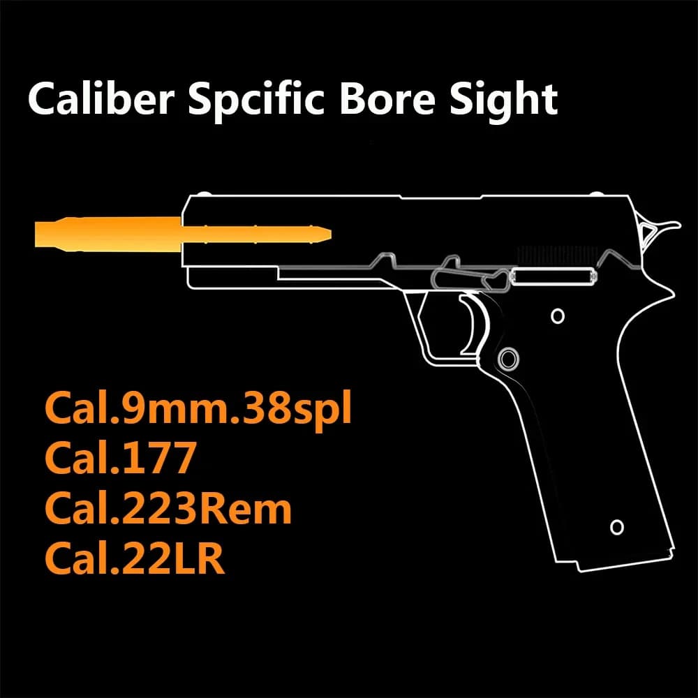 Viseur laser de calibrage pour fusil de pêche 7.62 à .22LR - Précision et entraînement