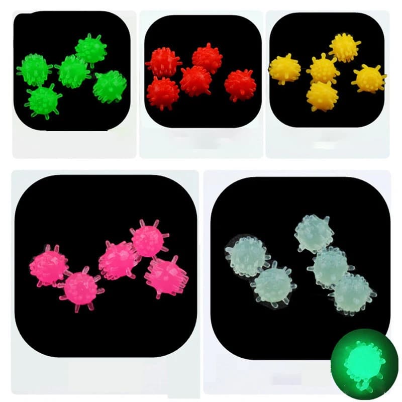 Billes épineuses flottantes multicolores saveur maïs pour carpe - Appâts mine souples