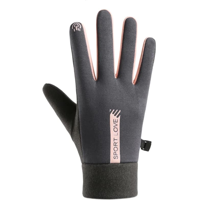Gants de vélo femme hiver imperméables antidérapants - Résistance vent et froid pour sports outdoor