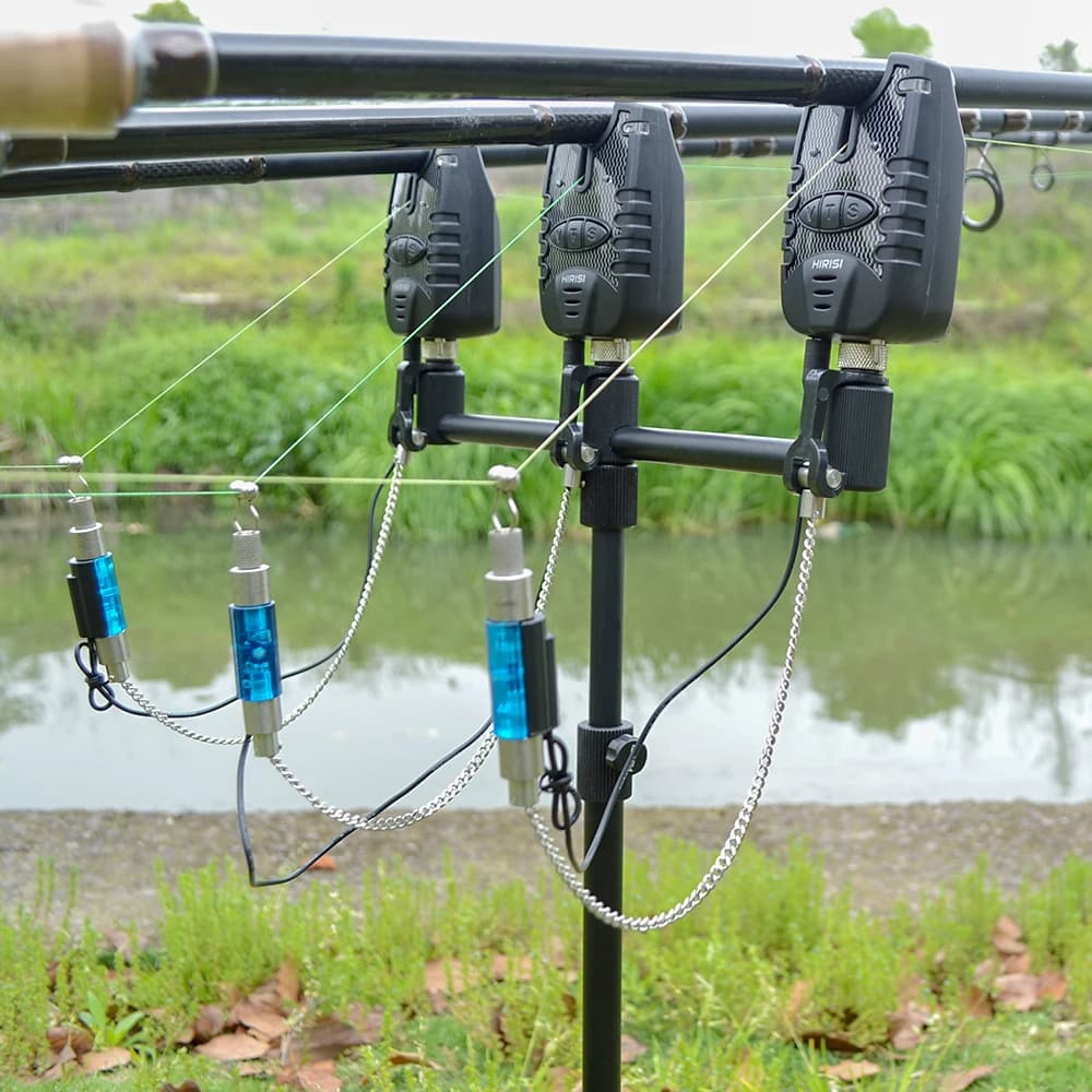 Set alarme de touche et swingers pour carpe - Support de canne trépied barre buzzer équipement carpe