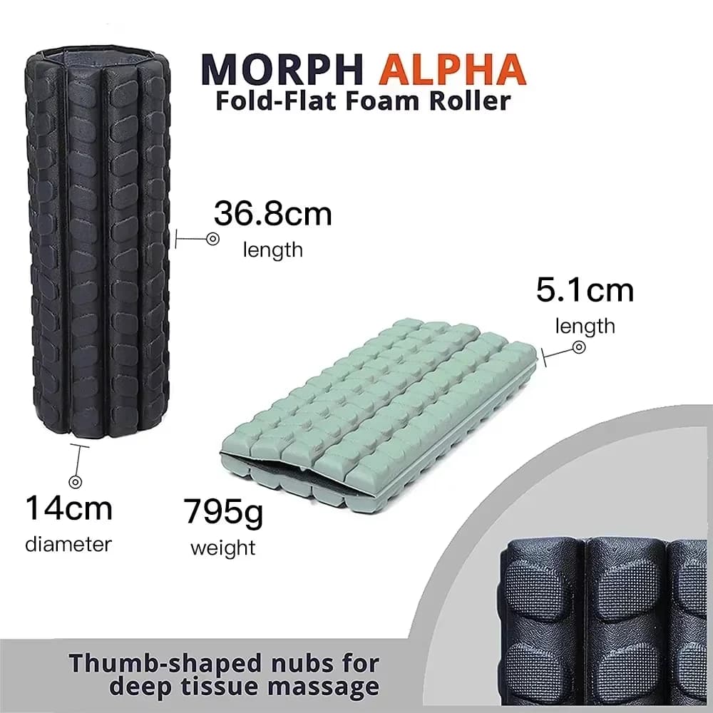 Rouleau de massage musculaire pliable voyage récupération sportive douleurs dos