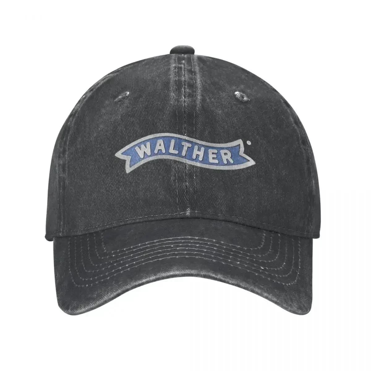 Casquette baseball Walther Arms logo gun couple femme trucker lavé qualité chasse
