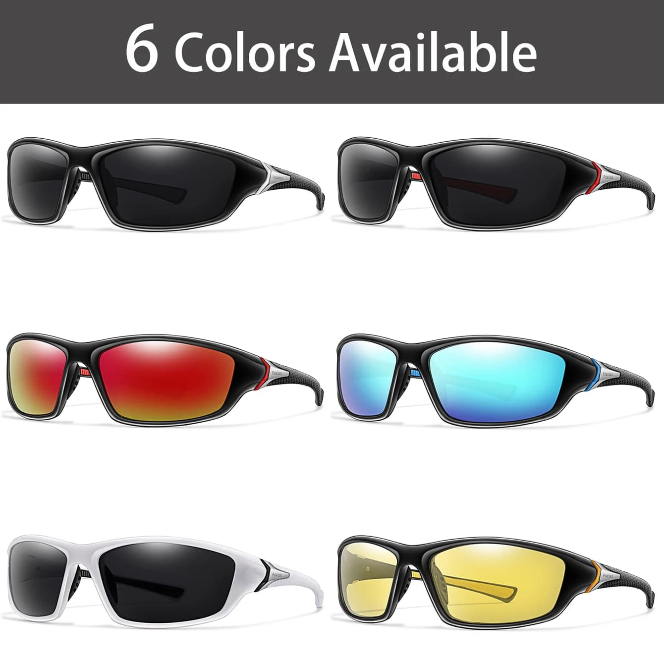 Lunettes polarisées pêche extérieure élimination reflets eau vision poissons optimale UV400