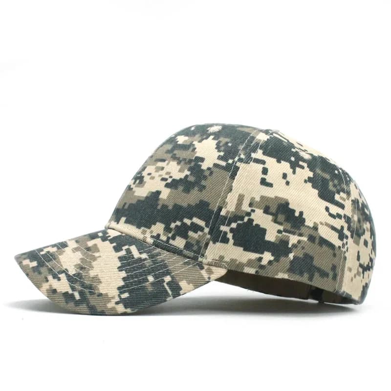 Casquette tactique camouflage protection solaire - Chapeau pêche chasse réglable homme militaire
