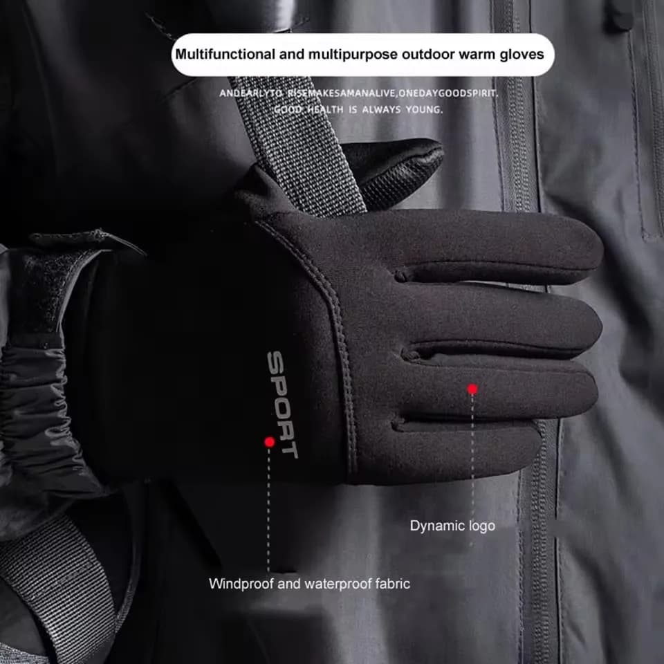 Gants automne hiver touchscreen homme femme chauds polaire sports outdoor windproof cold proof vélo